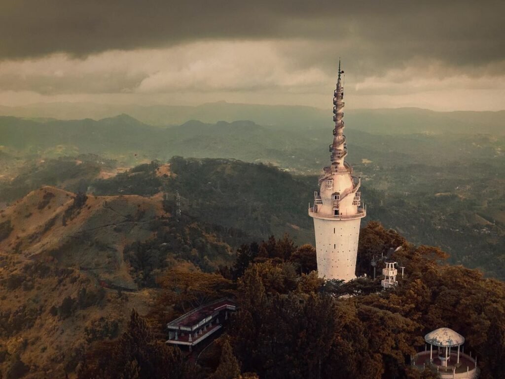 What is Sri Lanka? This is Ambuluwawa tower from Sri Lanka